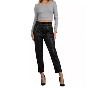 ELAN | NWT Paperbag Waist‎ Faux Leather Pants | M